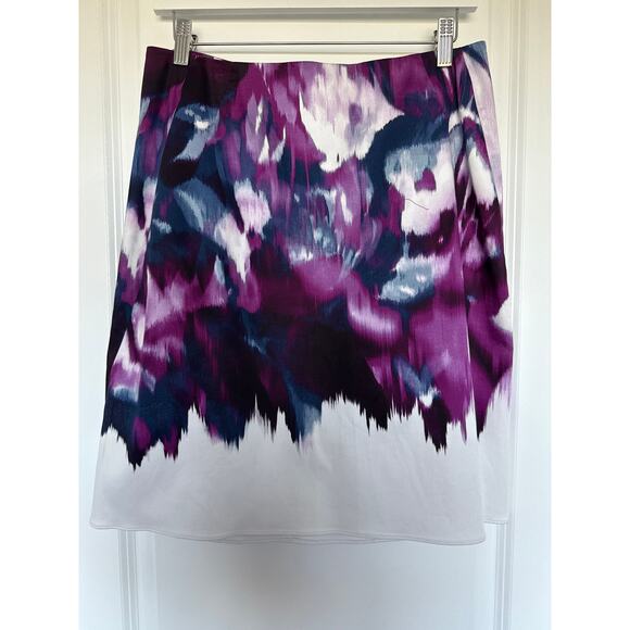 NWT Tahari Cotton Stretch Skirt in Chambray, 10 - Picture 1 of 5